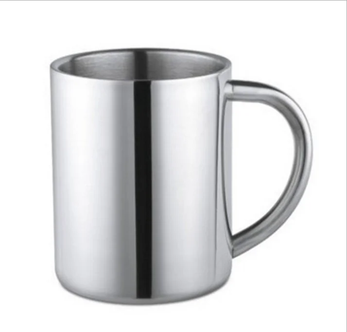 

Custom Food grade double wall 304 Stainless Steel coffee mug Reusable Coffee Cup With Carabiner Handle