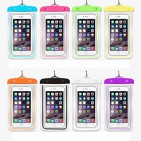 

Touch Waterproof Mobile Phone Bags Luminous Universal Underwater Clear Phone Pouch