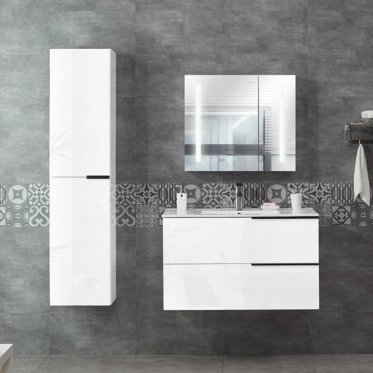 Modern Ve Basit Duvar Asılı Banyo Vanity Katı Ahşap Banyo Dolabı Buy Modern Ve Basit Duvar Asılı Banyo Vanity Katı Ahşap Banyo Dolabı Buy