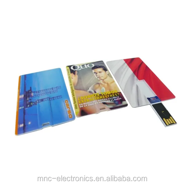 2GB 4GB 8GB 16GB Customized Business name Card Usb Memory sticks flashdrive with both sides printing logo - ANKUX.COM