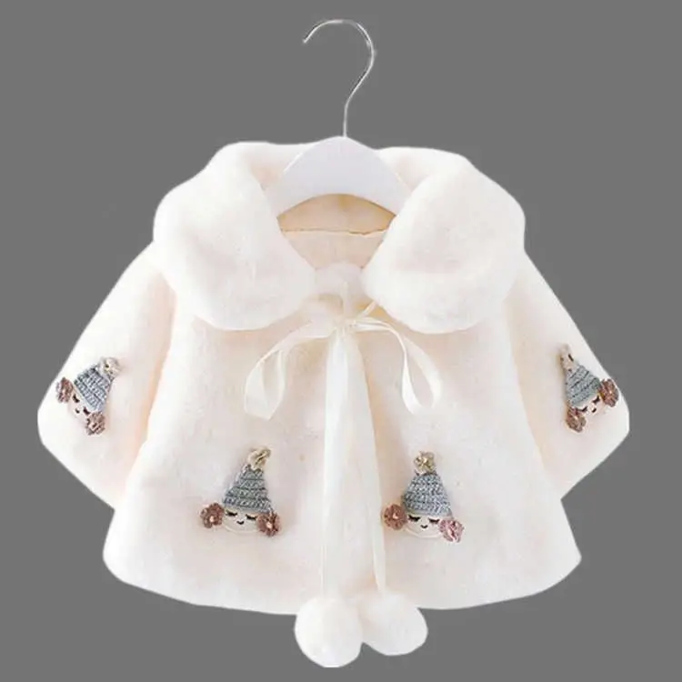 

hot sale cute warm baby girls winter coat cheap white kids coat for winter