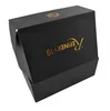 Custom made colored small corrugated printed carton wholesale shipping boxes with gold logo