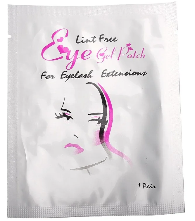 

Private label hydrol gel lint free eyelash extension eye patch, White