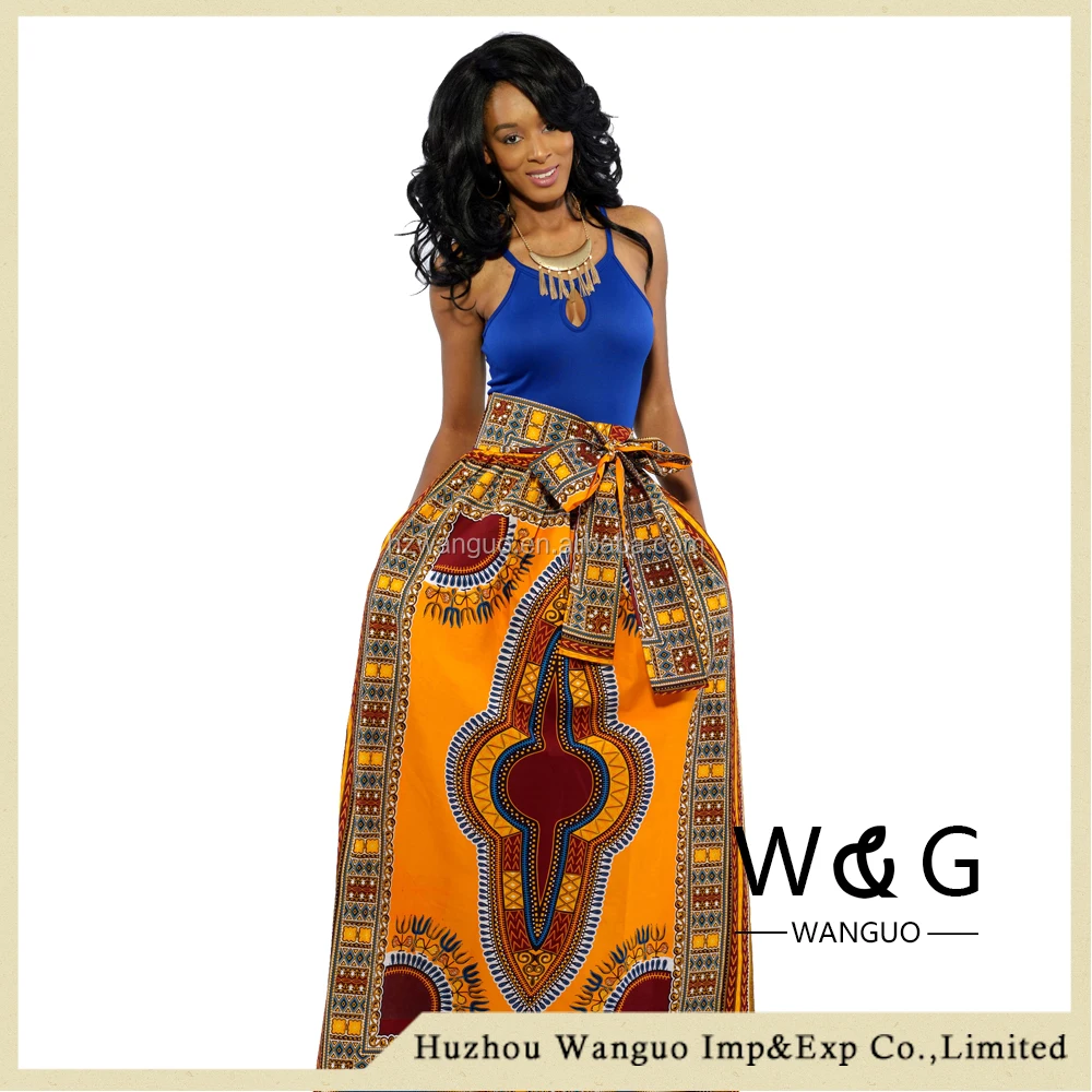 

Dashiki Skirt, Colorful