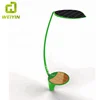 Solar Energy Power Outdoor Smart Metal Bench for Street Light and Phone Charger
