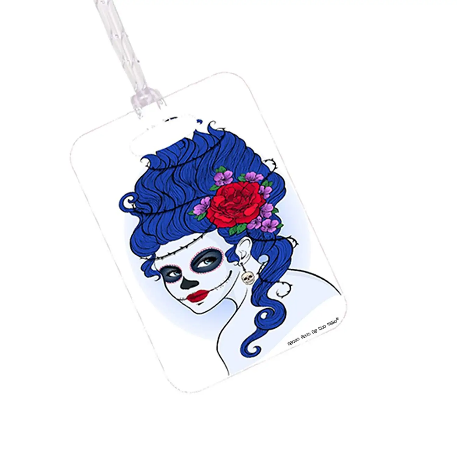 1Pcs Saobao Travel Luggage Tag Halloween Style Skull And Pumpkin PU Leather Baggage Suitcase Travel ID Bag Tag