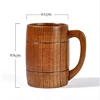 2019 Excellent Quality Produced In Zhejiang Creative Wooden Cup Wood Mug Beer Milk Coffee Drink Cup 301- 400ml