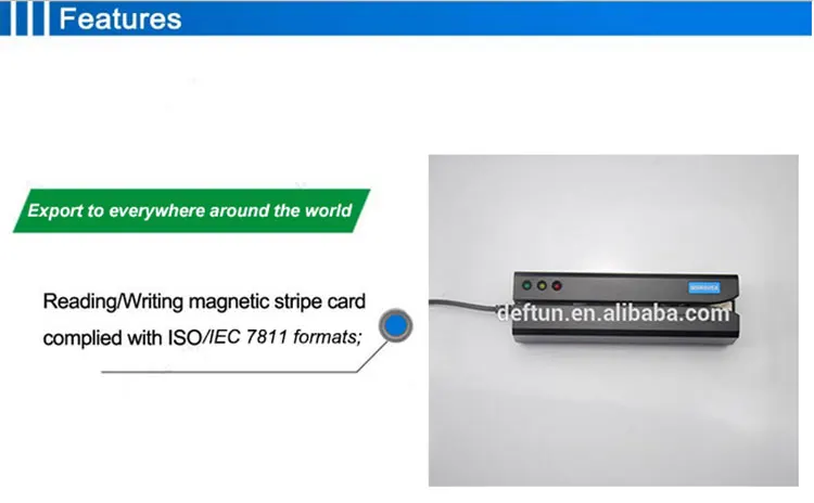 MSR 605X Magnetic stripe card reader write encoder allow MAC OS