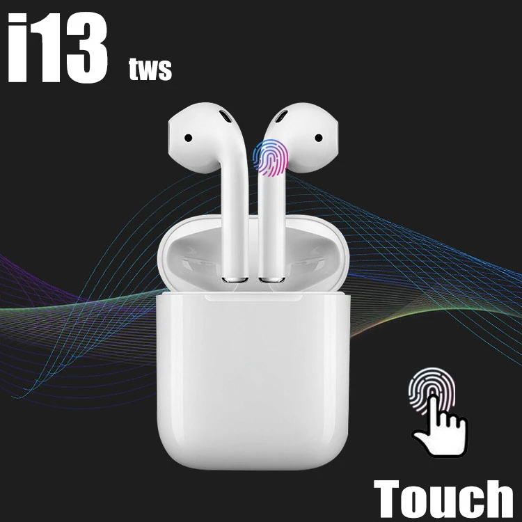 

2019 Touch control i13 TWS 1:1 for Air pods Wireless BT 5.0 3D super bass earphone pk i10 i11 i12 tws for all smart phone, N/a