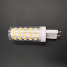 6ワット調光可能g9ledバイピンベース12ボルト220ボルト110ボルト820lm電球暖かい白防水ハロゲンg9 100ワットled交換