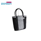 Barato Personalizado Impresso Saco Do Presente de Natal Sentiu Sacola Para Fazer Compras