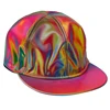Customize 3d Hologram Effect Cap Iridescence Color Change Holographic Yupoong Snapback Hat