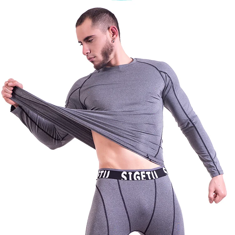 

Long Sleeves Gym Clothing Men with Fitness Wear Workout Clothes, Customized colors