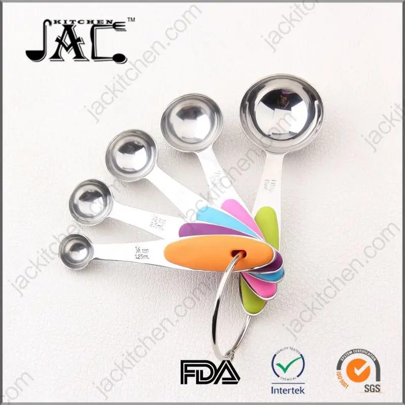 Hot Selling 2017 Amazon Stainless Steel Novelty Measuring Spoon