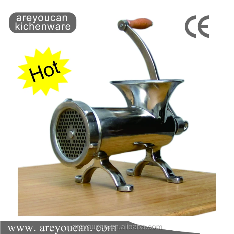 stainless steel hand meat mincer