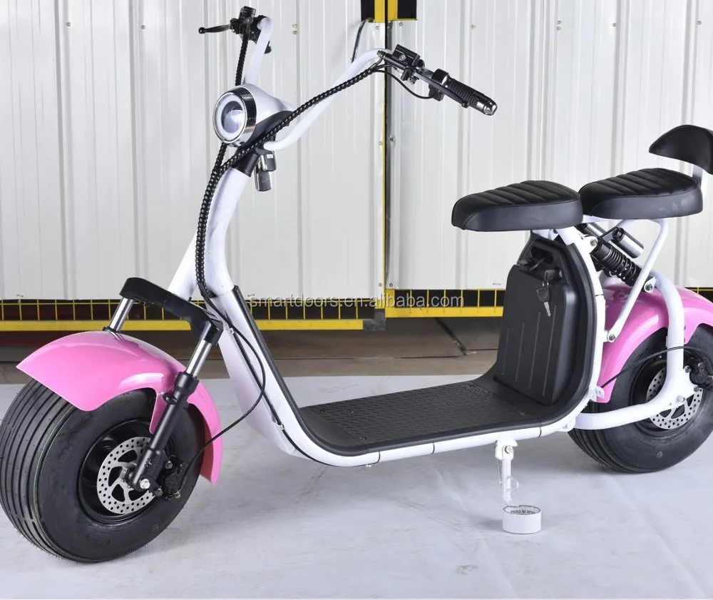 Smarda Citycoco 1000w Scooter Eléctrico Dos Ruedas 2 Asientos