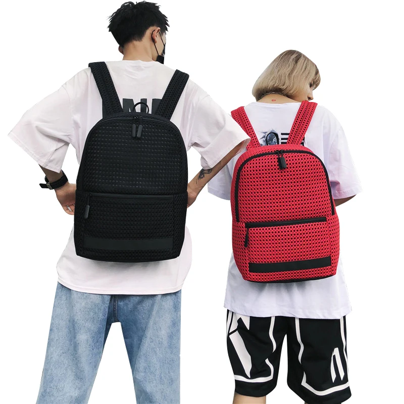 New trending summer casual school backpack stylish waterproof nylon mesh backpack 62186153244 