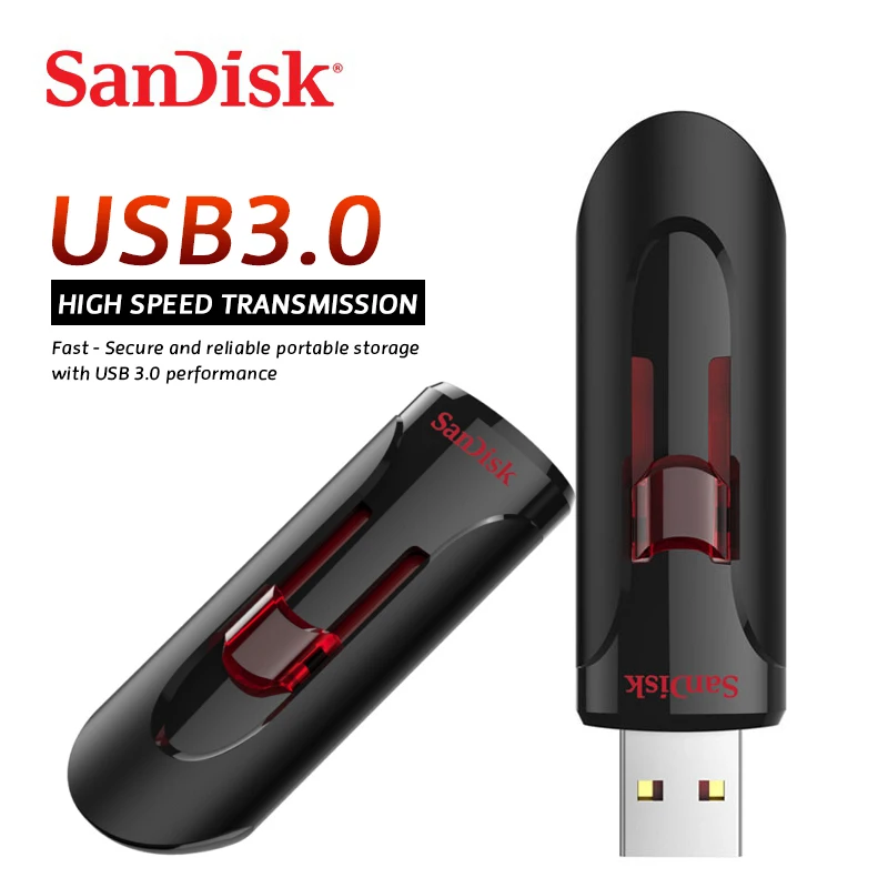 

SanDisk CZ48 usb flash Pendrive 16GB 32GB 64GB 128GB USB Flash Drive Stick pendrive 3.0 Disk cle usb high speed