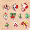 christmas items charm stainless steel enamel color charms for bracelet making