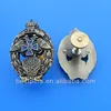 Blue cross die struk Badge golden screw back(BT-AM-MLP-2014125-533)