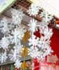 3D White Snowflake Hanging Garland Flags for Christmas,Home Decor,Holiday,New Years Party Supply