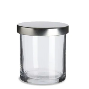 glass spice jars with metal lids
