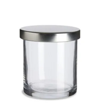 glass spice jars with glass lids