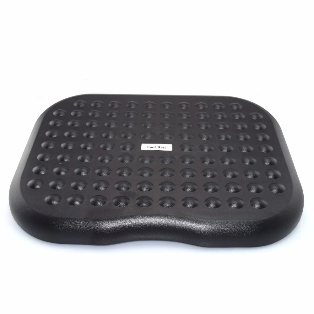 
Factory direct portable angle adjustable plastic office footrest 