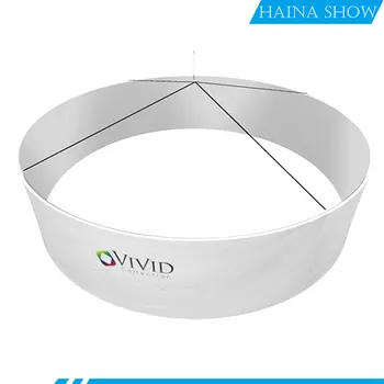 Durable Custom Size And Shape Tension Fabric Hanging Banner Signs