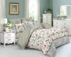 Winter Velvet frock design printed fabric bedding set