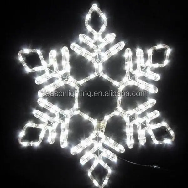 Snowflake Motif Light Christmas - Buy Led Big Snowflake Light,Led