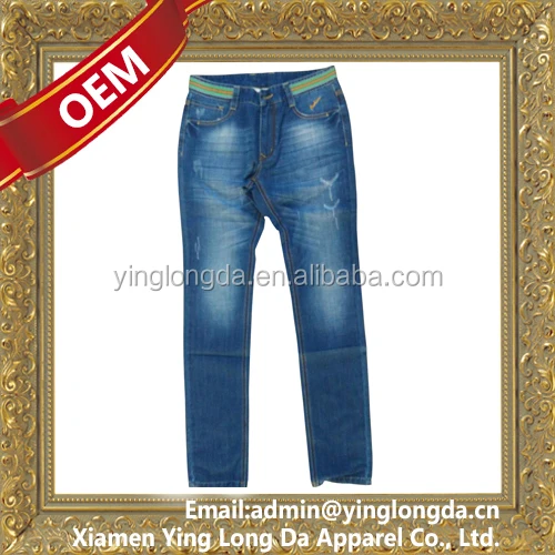 
Wholesale Bulk China Cheap Casual Jeans Mens Brushed Denim Jeans 
