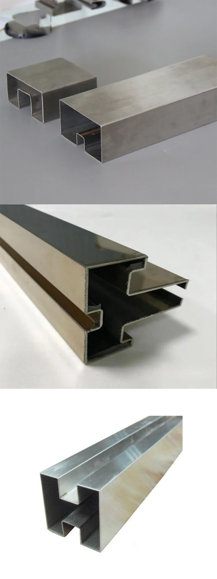 Stainless Steel Square Tube Slotted /stainless Steel 303 High Polished