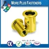 Made In Taiwan Brass Flat Head Hex With Flange Splined Berry Closed or Open Nut