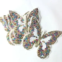 

Sew On Butterfly Sequin Patch Sequin Iron On Patches For Clothing