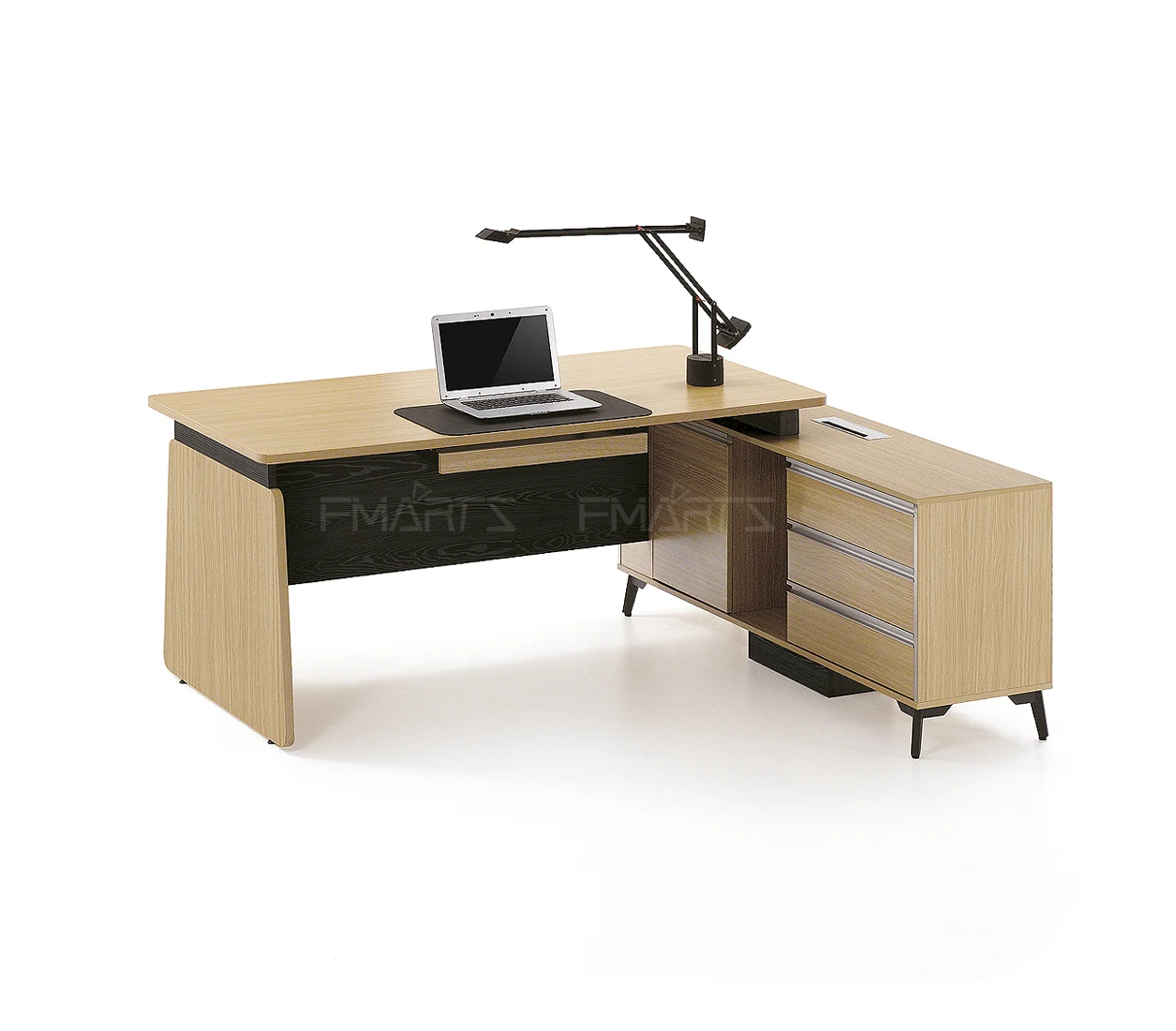 Factory Modern Furniture Table CEO Curved Office Desk 