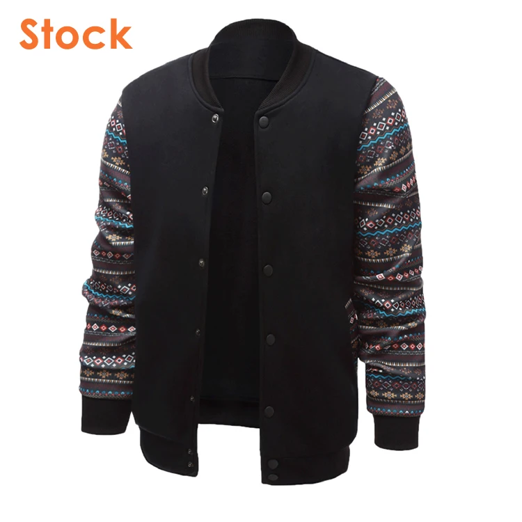 

Winter Vintage Letterman Coach Jacket Men, Black