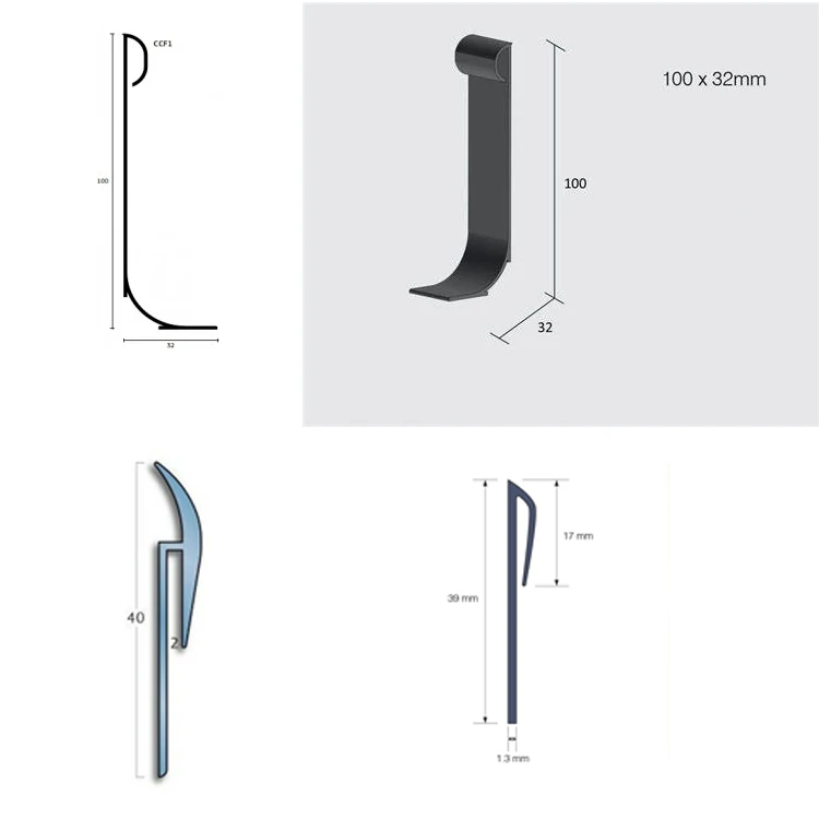Floor accesspries Factory custom PVC cove and capping