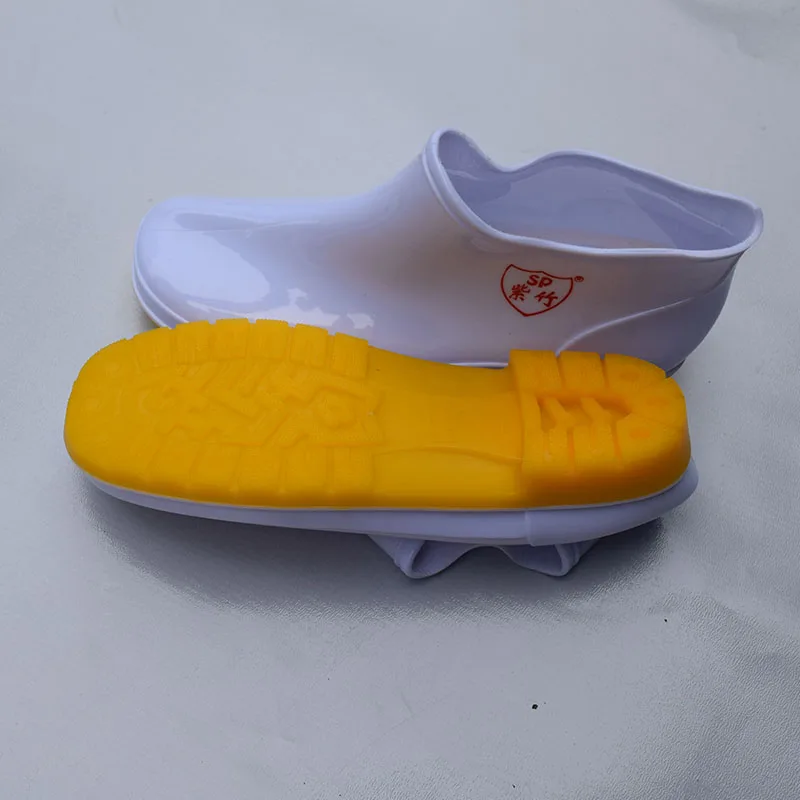 

High Quality Ankle Boots Rubber Sole Farm and Garden Rain Boots, White