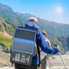 New Arrival OEM Solar Panel Quick Charging Power Bank 21w Mobile Charger Type-C
