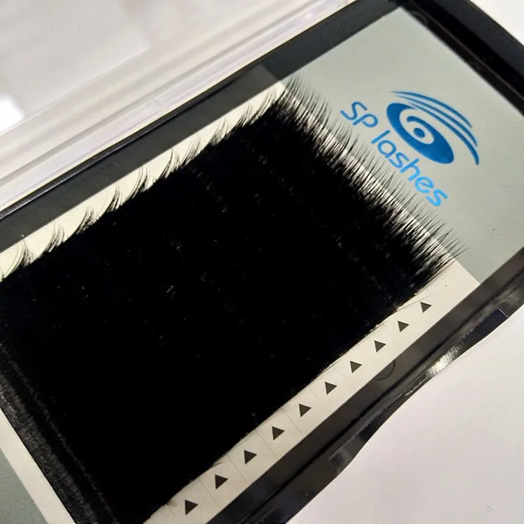 

Loose Heat Bonded Hybrid Individual Eyelashes Silk Extensions, Black