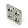 Neodymium Magnet Composite Block Cube Rectangle With Countersunk Hole Magnetic