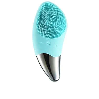 

Private Label Mini Facial Cleansing Brush Gentle Exfoliation and Sonic Cleansing for All Skin Types, Pink/red/blue/green