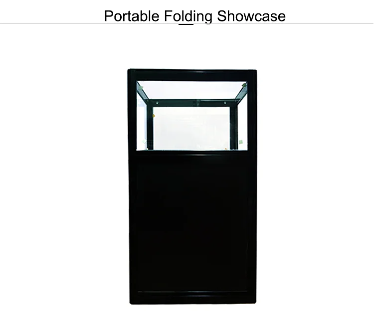 Portable Folding Glass Display Showcase For Exhibition Buy Display Glass
