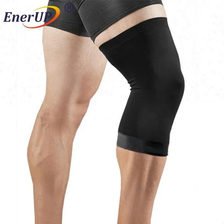 

Spandex Nylon Copper compression knee sleeve protector for Running