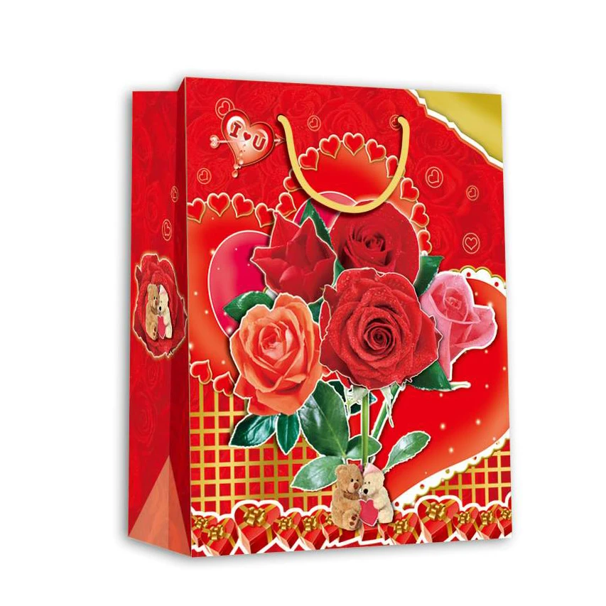 small paper carrier bags wholesale for packing birthday gifts-6