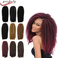 

Factory Wholesale Hot Selling marley hair braid afro curl marley braid hair synthetic afro twist hair braid