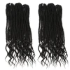 High quality water wave crochet braids individual human hair for micro sale