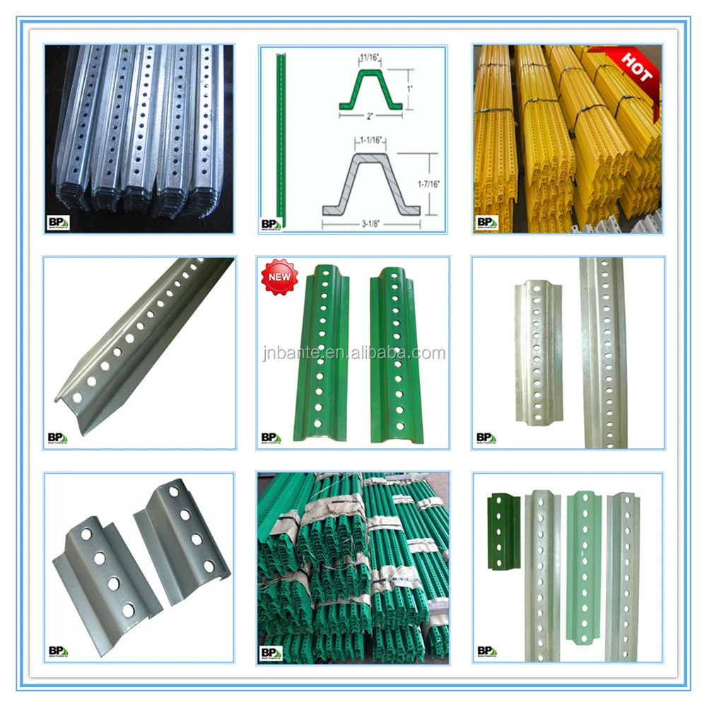 Square Sign Posts - Professional Pavement Products Galvanized Steel Square Marker Sign Post