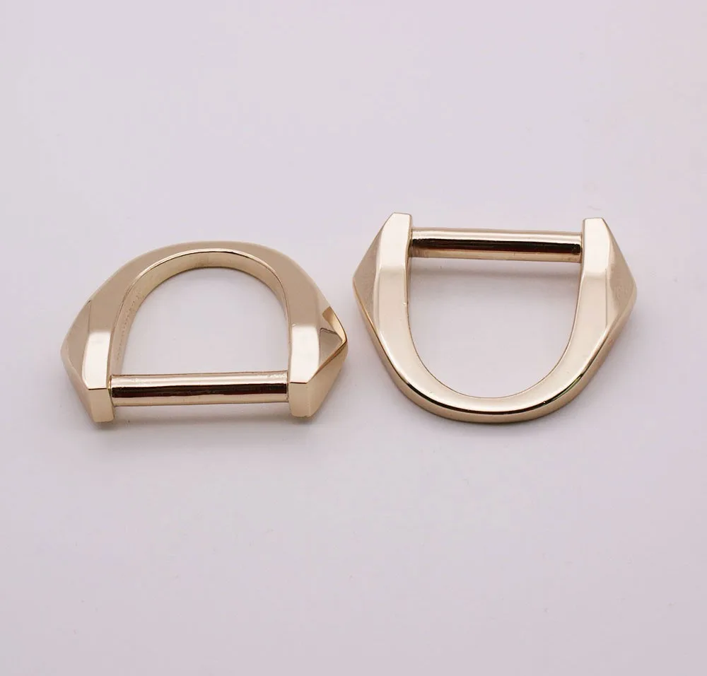 Specially Made For Men Leather Bag Hardware Metal Flat Ring Brass